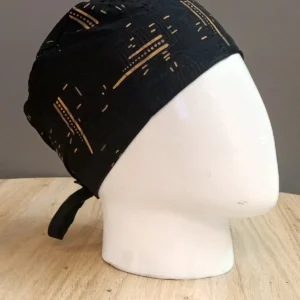 Alternative view of Black Emboss - Surgical Cap