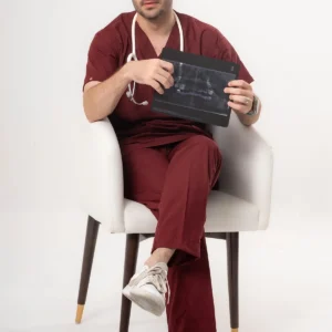 Crown Burgundy Unisex Men 3